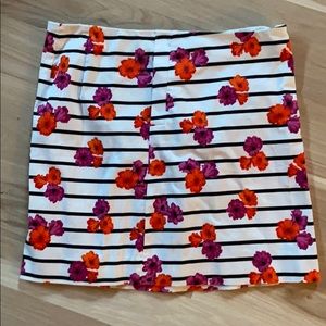 J Crew Factory Flower Skirt